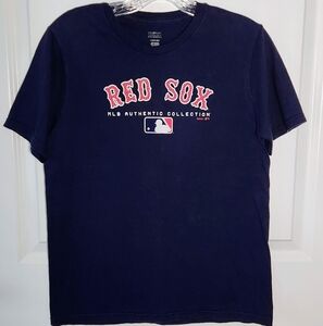 ​⚾️ Red Sox MLB Authentic Collection Navy T-Shirt -Youth- Size L (14/16)